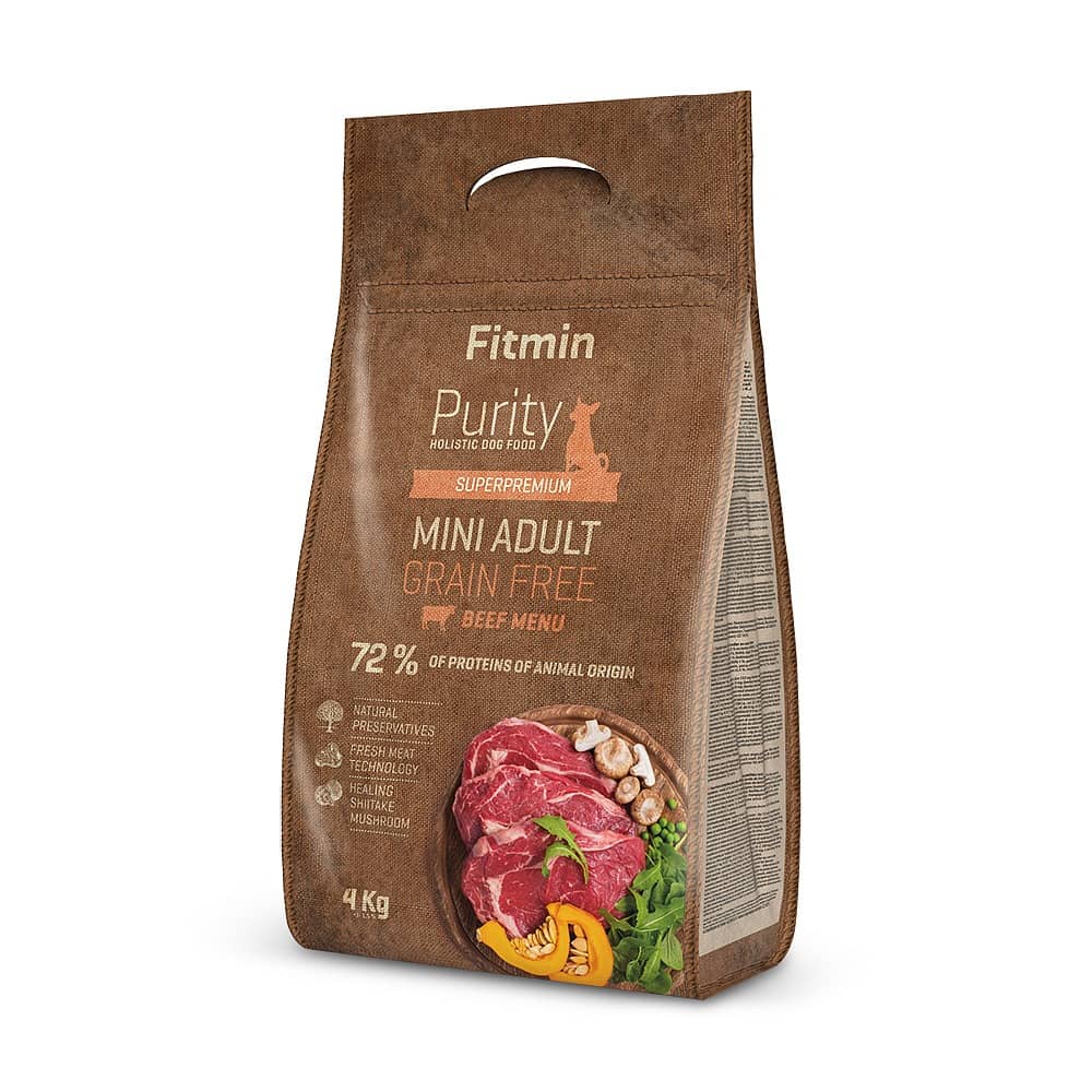 Fitmin dog Purity GF Adult Mini Beef 4 kg