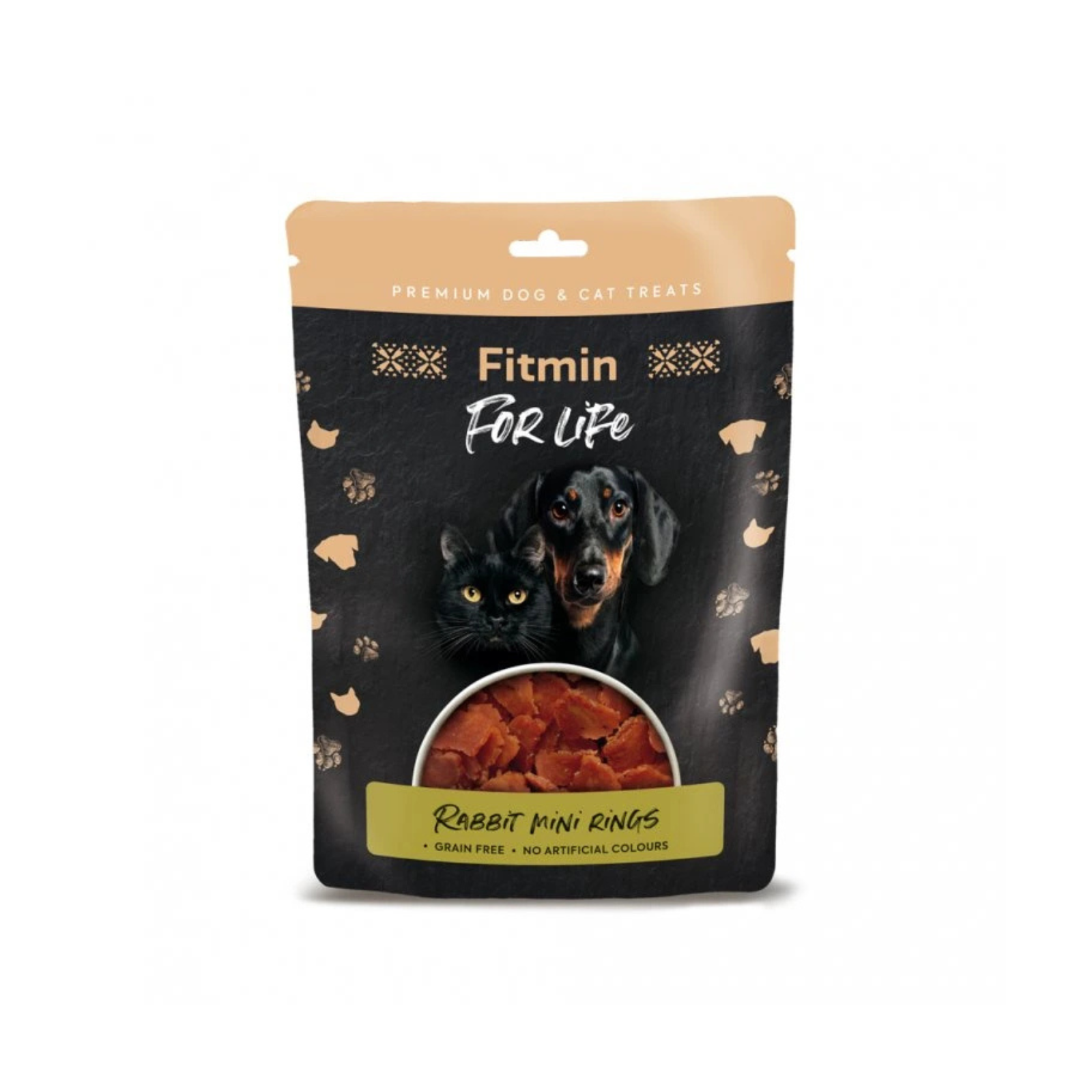 Fitmin For Life Dog&Cat Mini kółka o smaku królika przysmak dla psów i kotów 70g 