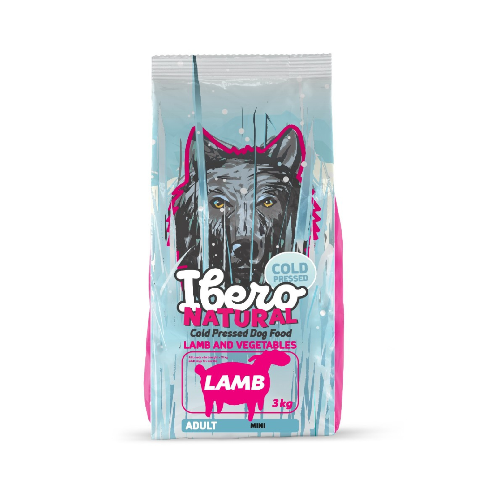 Ibero Cold Press Dog Adult Small karma tłoczona na zimno dla małych psów z jagnięciną 3kg 