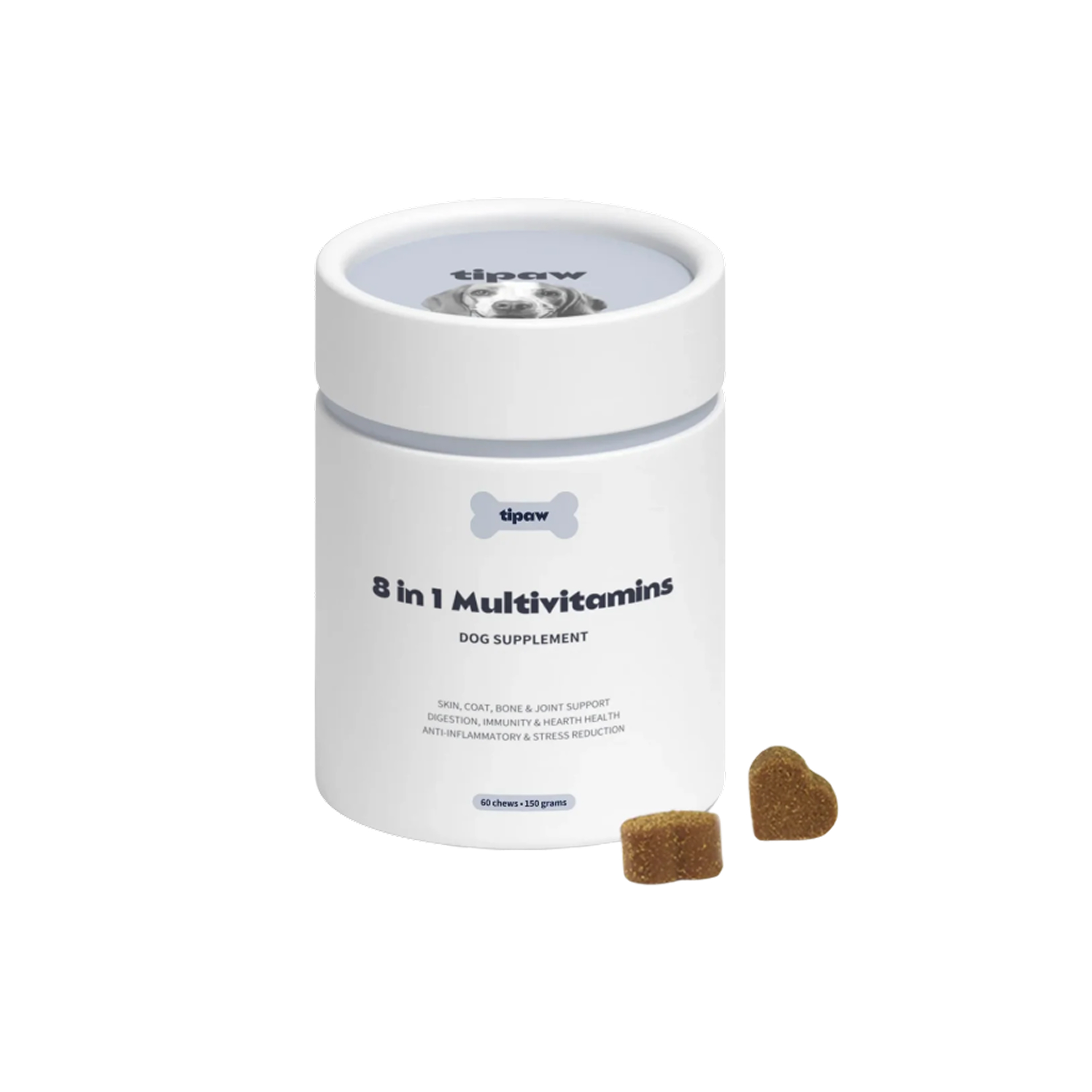 Tipaw 8-in-1 Multivitamins Suplement dla psów multiwitaminowy 150g