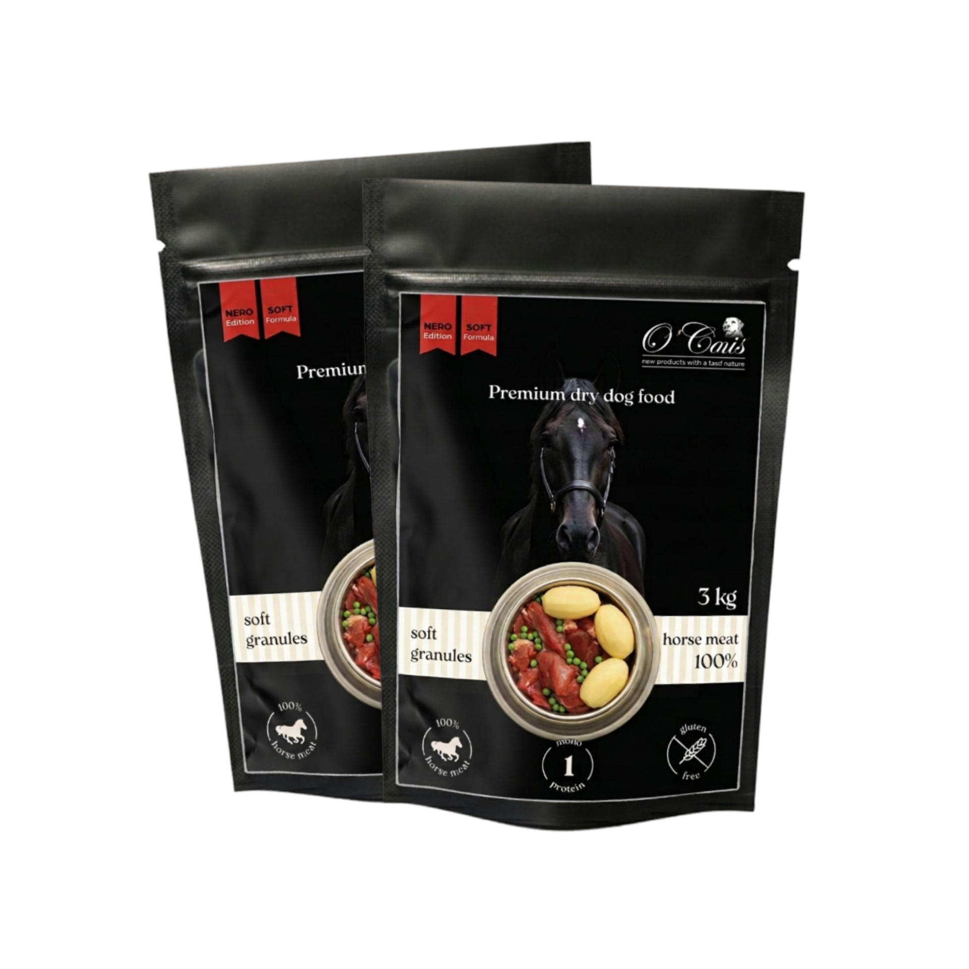 O'Canis SOFT półwilgotna karma monobiałkowa dla psów wszystkich ras z koniny 6kg