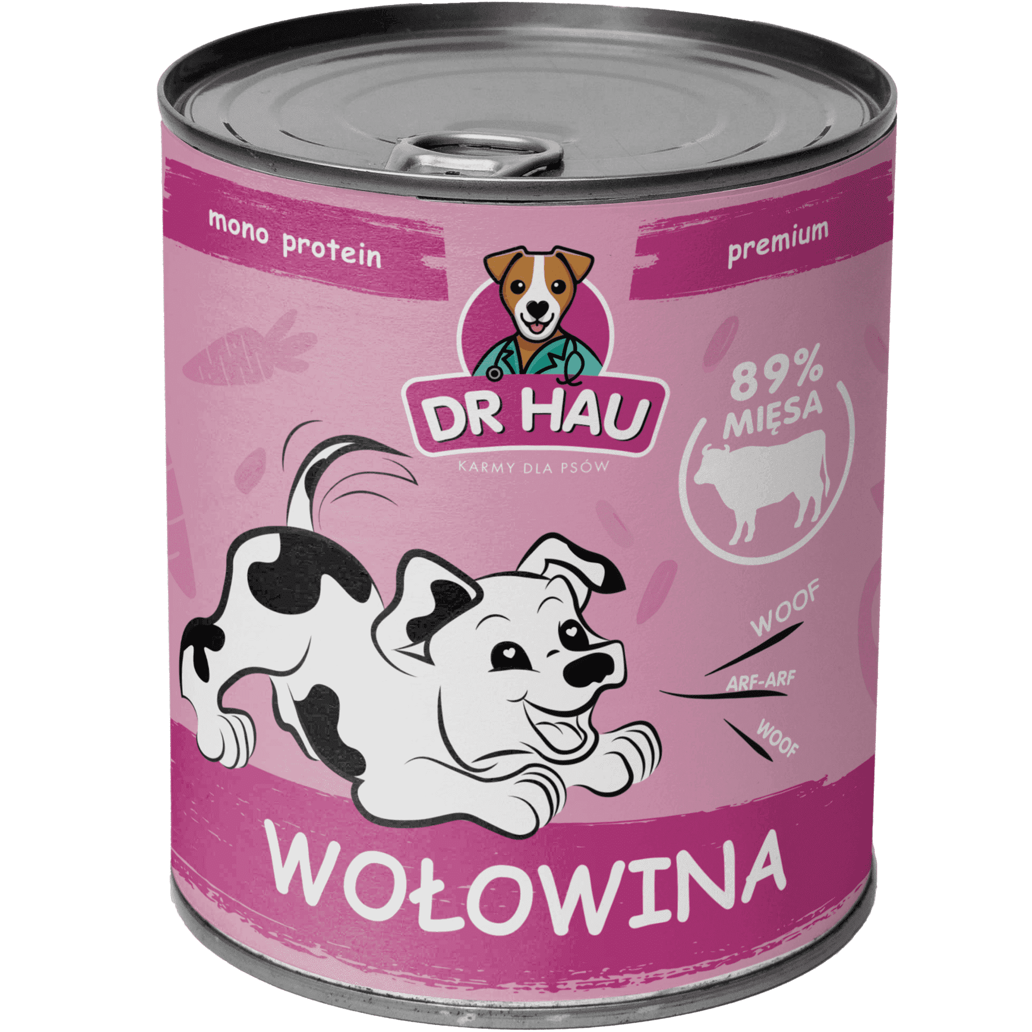 DR HAU Wołowina - monobiałkowa karma mokra dla psów w każdym wieku 400g