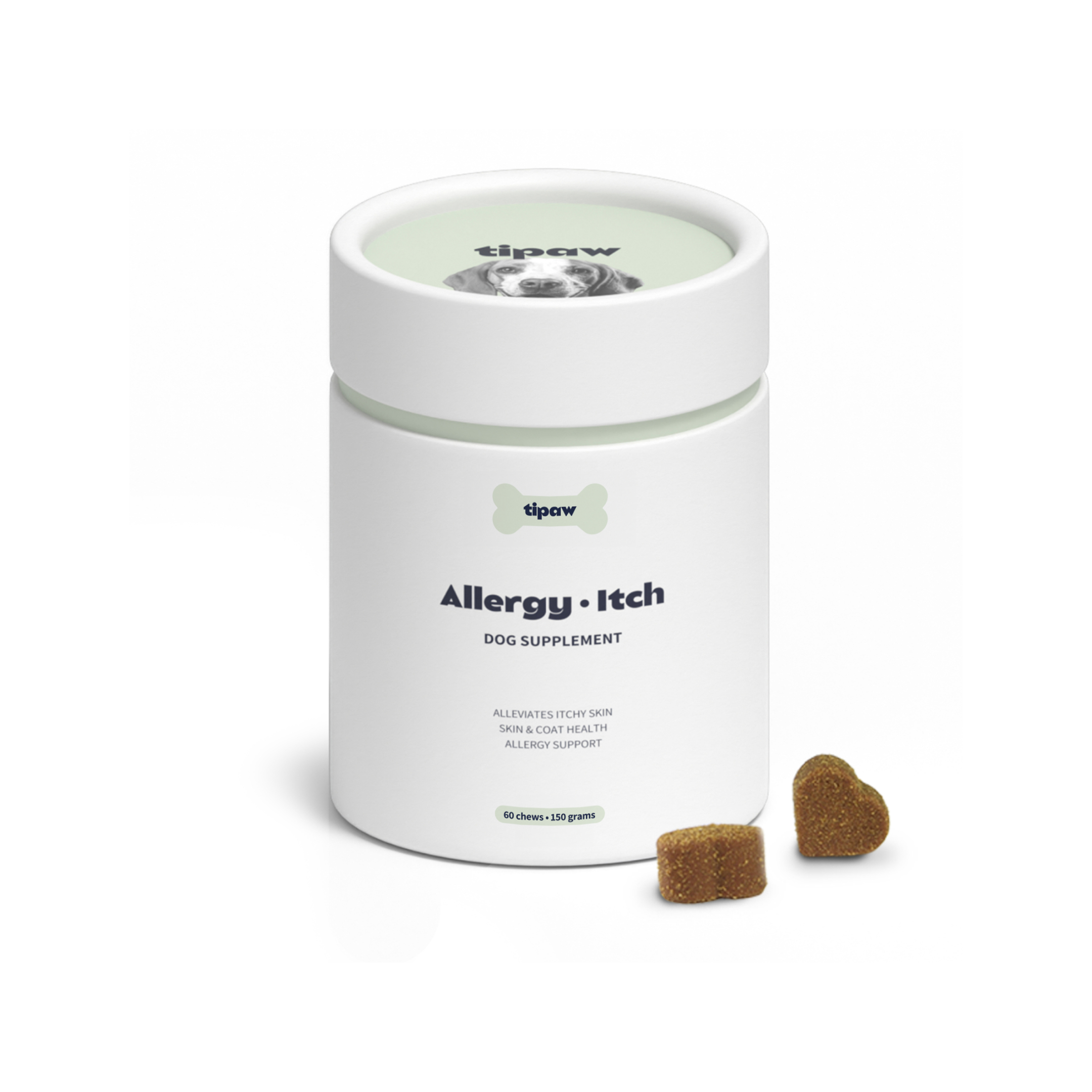Tipaw Allergy & Itch Suplement dla psów na alergie i swędzenie 150g