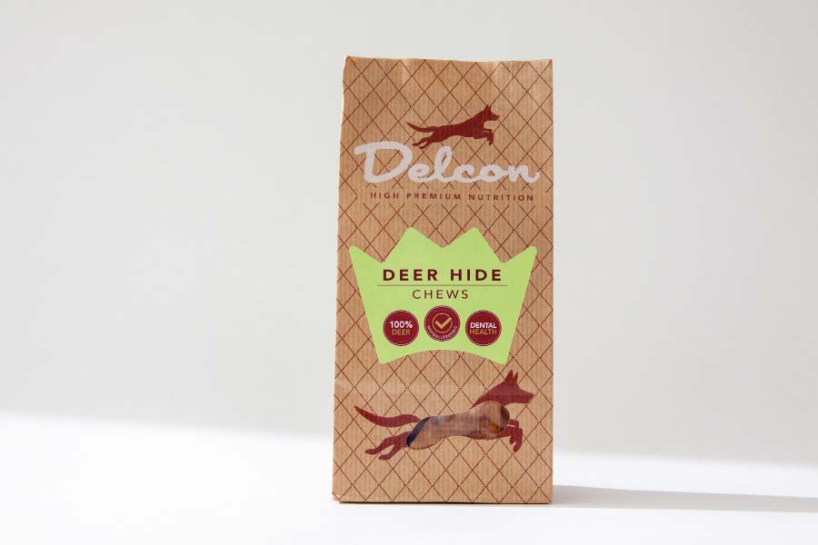 Delcon Premium Deer Chew gryzaki premium z jelenia 12 sztuk