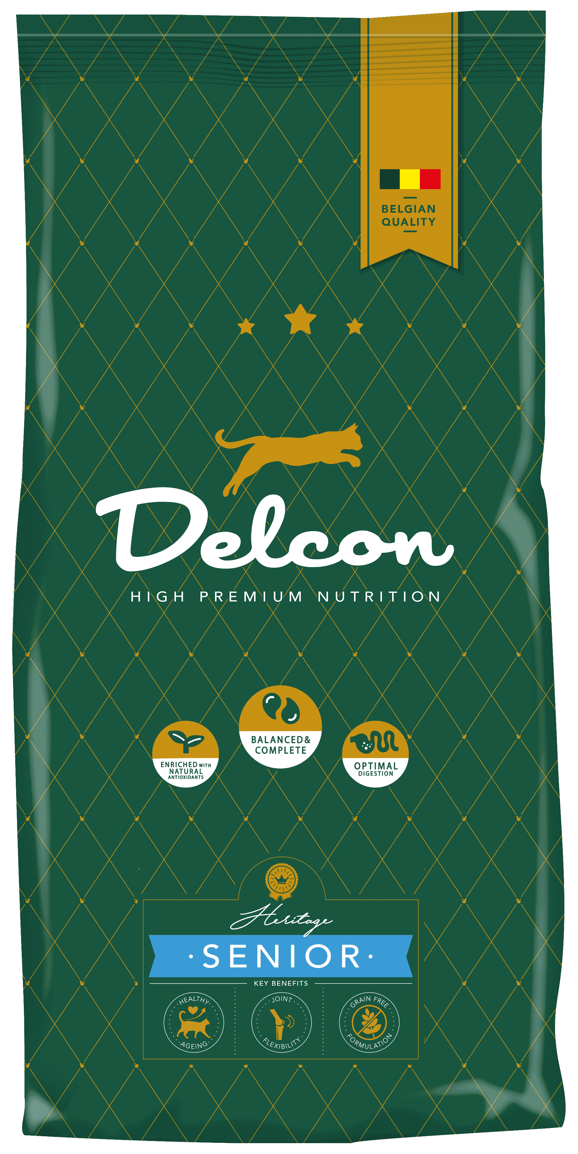 Delcon cat senior dla kotów starszych 1,75kg