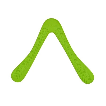 Fiboo Fiboom Boomerang zabawka do rzucania i szarpania dla psów kolor zielony 27×13 cm