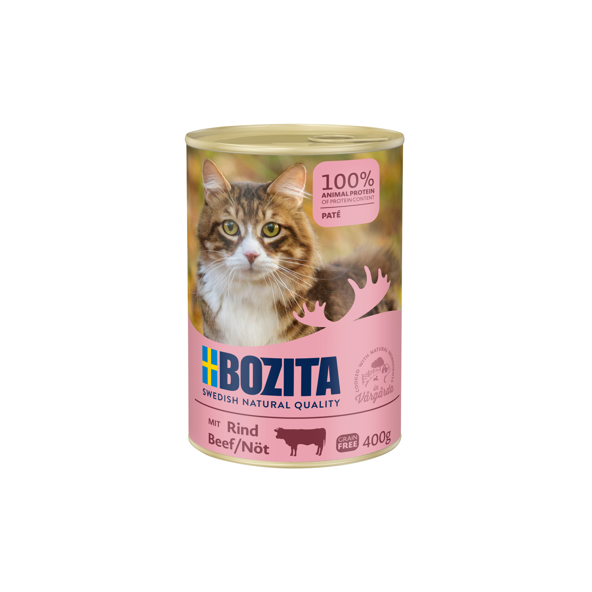 BOZITA FELINE puszka dla kota z wołowiną 400g