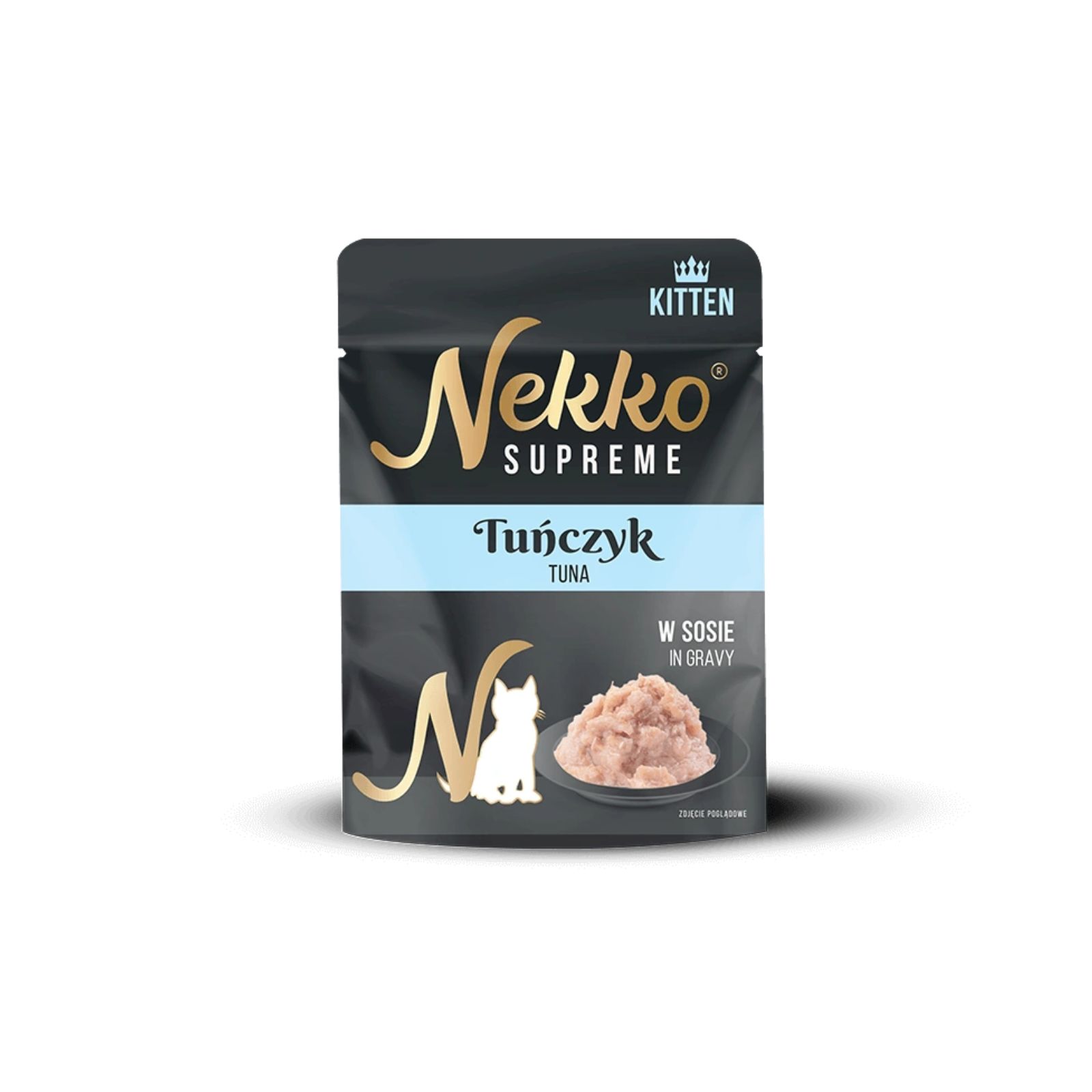 NEKKO SUPREME Kitten Tuńczyk w sosie karma mokra dla kota 70g