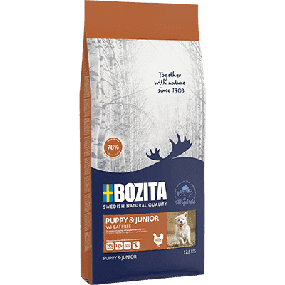 Bozita Puppy&Junior  Wheat Free 12,5kg  bez pszenicy 