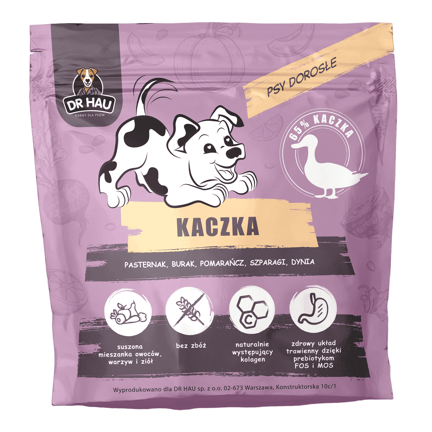 DR HAU Kaczka - karma sucha dla psów dorosłych 1,5kg 