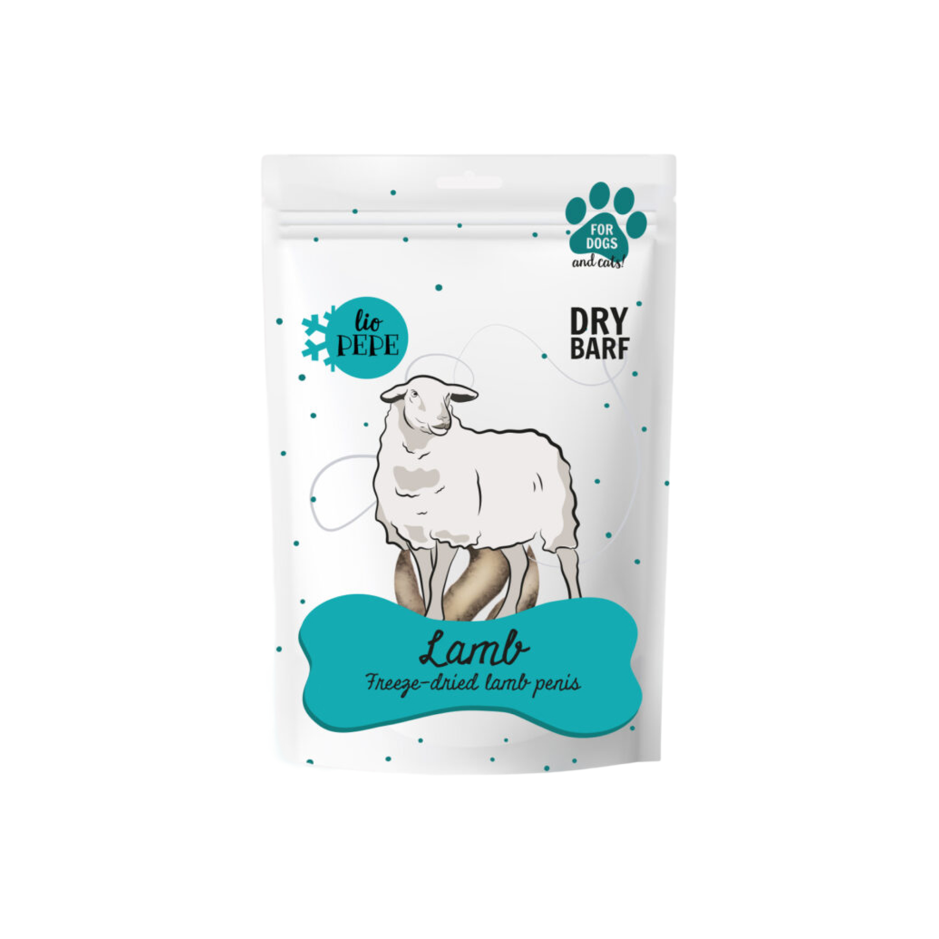 PAKA ZWIERZAKA Przysmak Lio PEPE Lamb penis penis jagnięcy 60g 