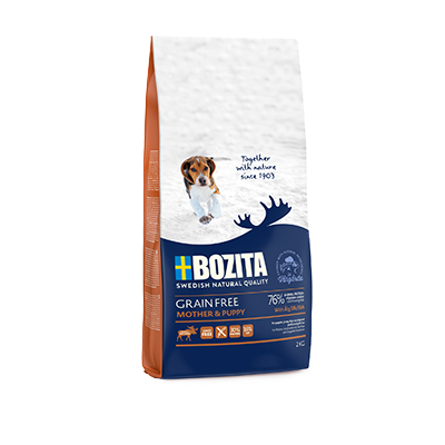 Bozita Dog Grain Free Mother and Puppy Small & Medium z łosiem 12kg