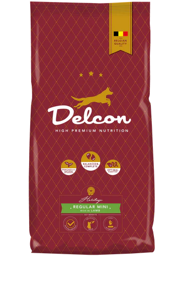 Delcon regular mini rich in lamb karma dla psa 12 kg