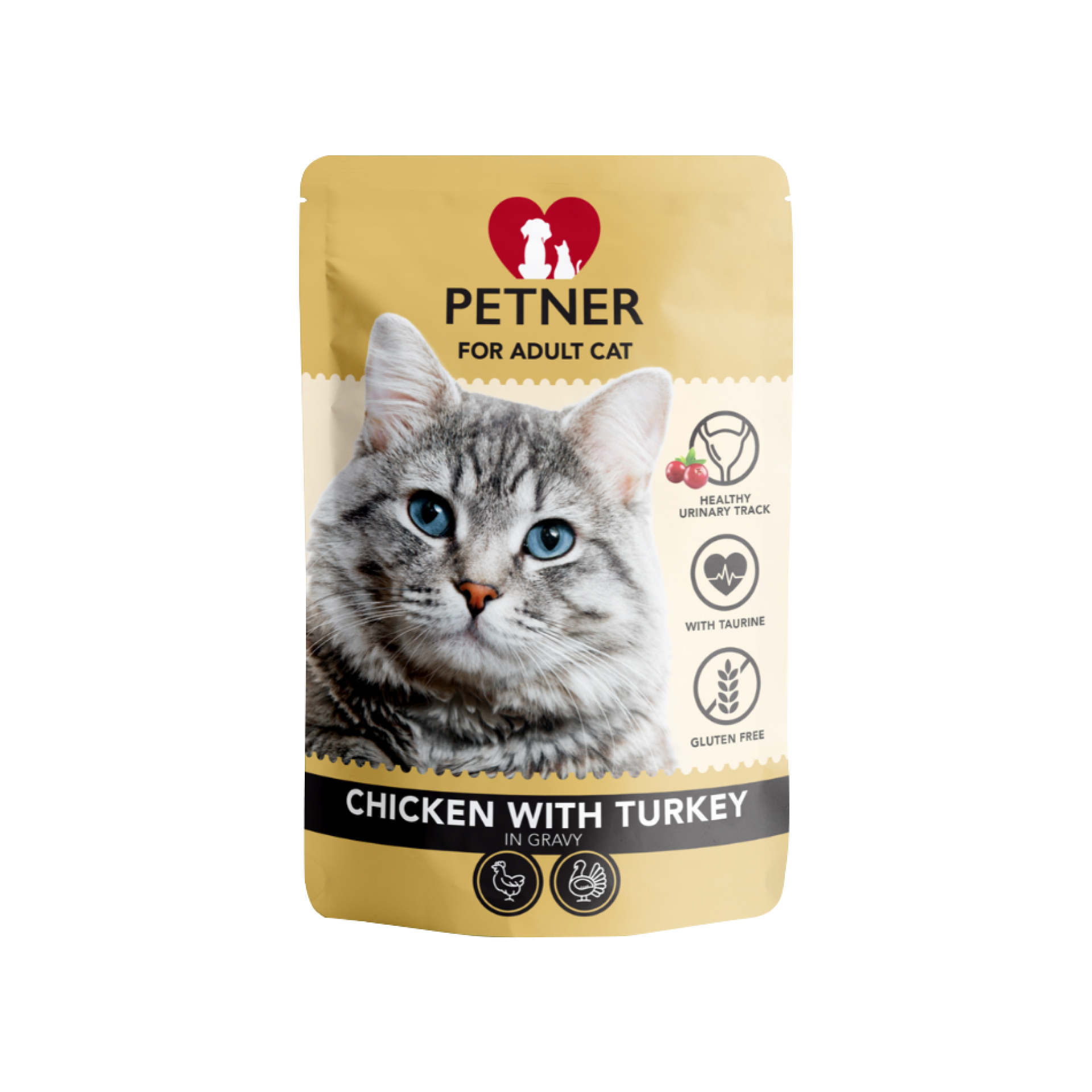 Petner Adult Cat chicken with turkey 85g