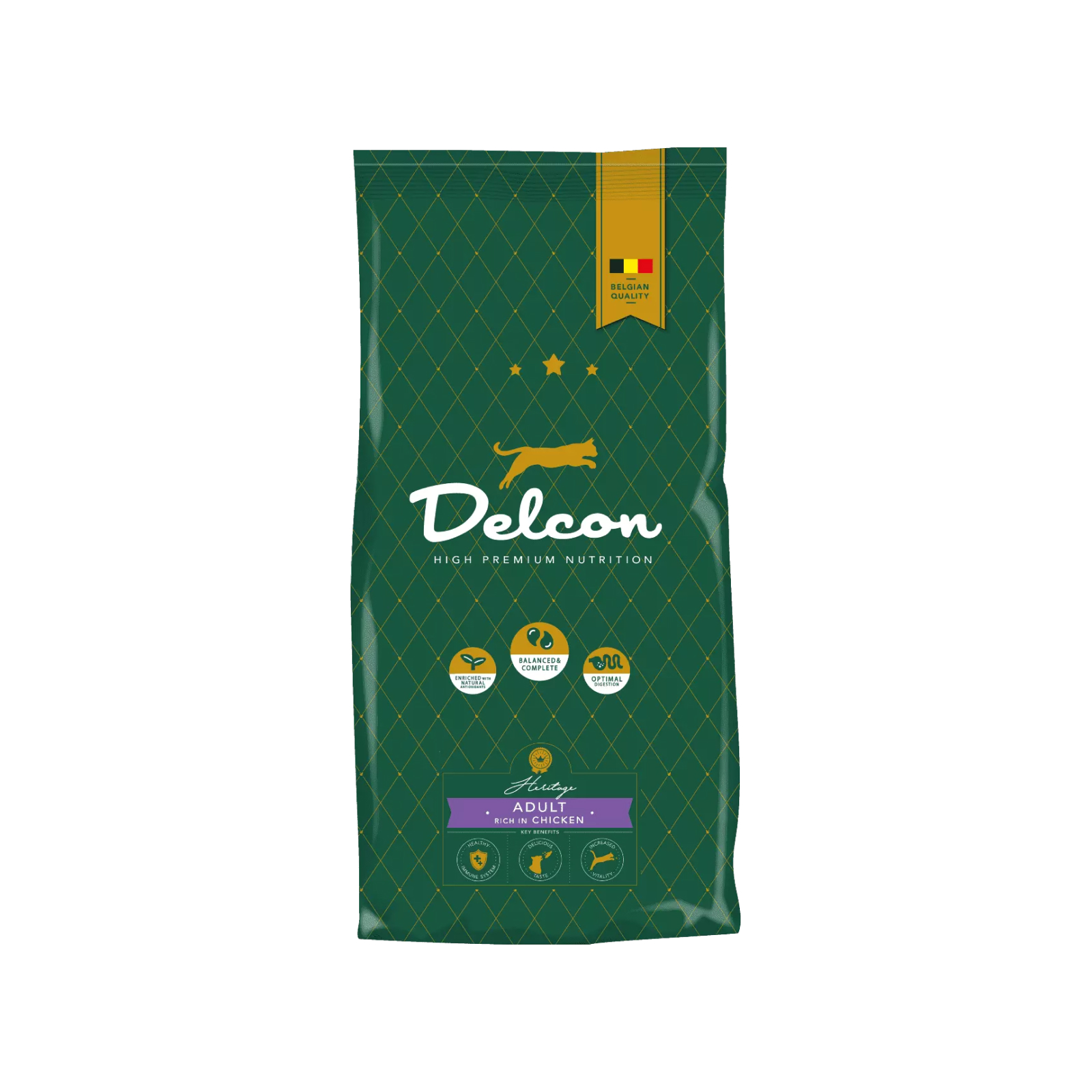 Delcon cat adult rich in chicken 1,75kg