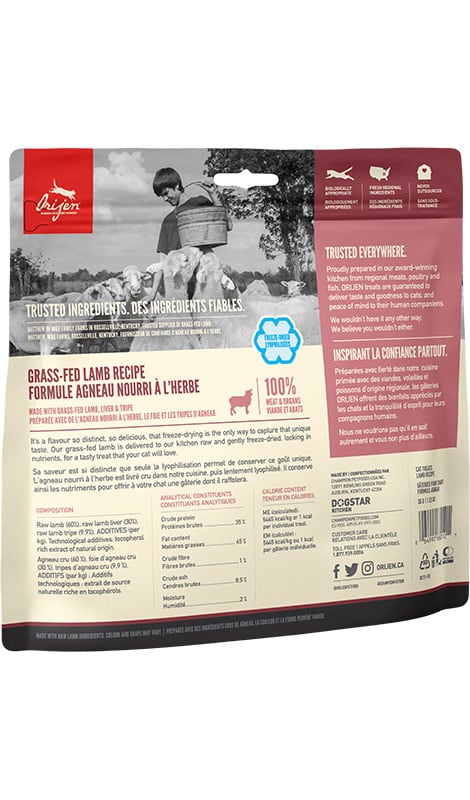 Orijen FD Treat Grass-Fed Lamb Recipe Cat 35g przysmak dla kota 