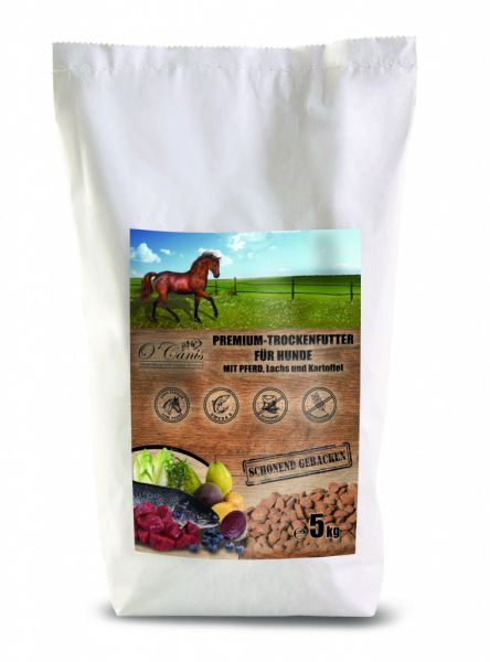 O'Canis karma pieczona konina z łososiem i ziemniakami 1,2kg