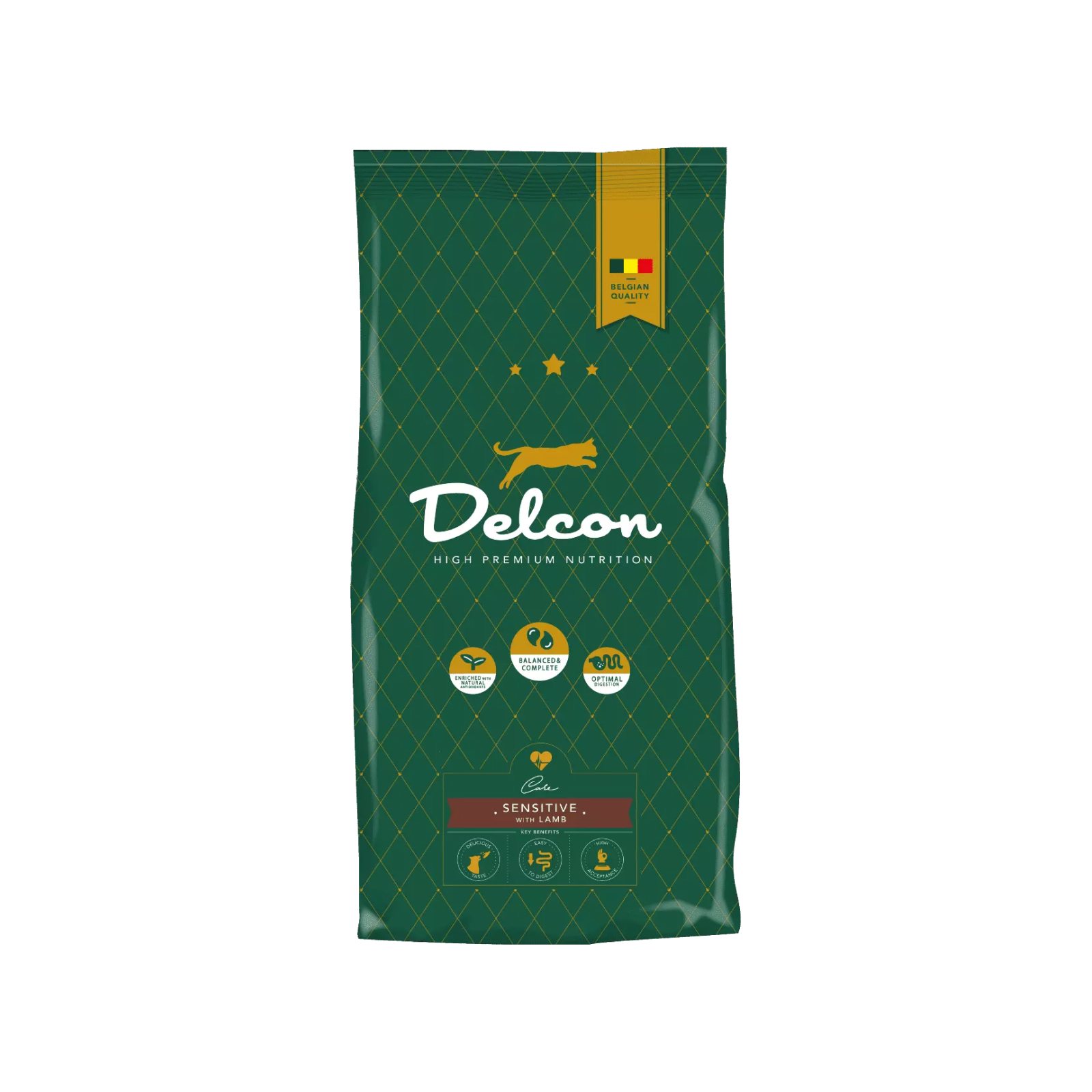 Delcon cat sensitive with lamb 1,75kg