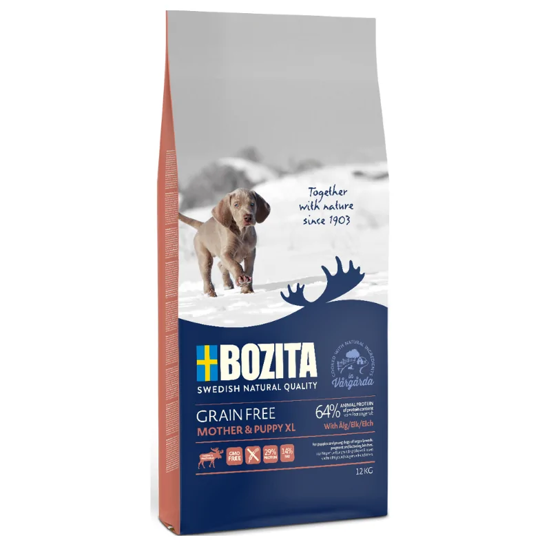 Bozita Dog Grain Free Mother and Puppy XL z łosiem 12kg 