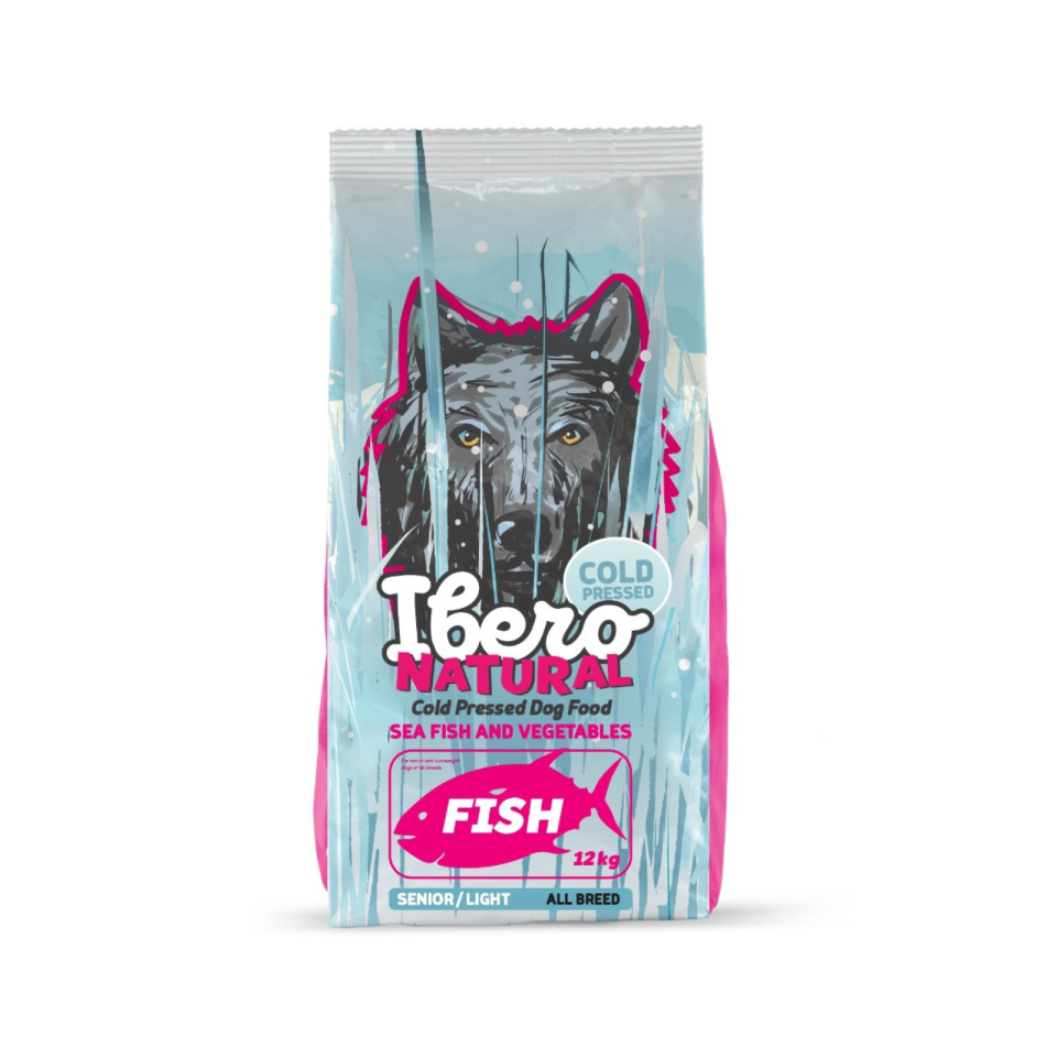 Ibero Cold Press Dog Senior Fish karma tłoczona na zimno dla starszych ...